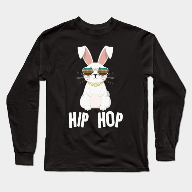 Easter Hip Hop Bunny Rabbit Long Sleeve T-Shirt by MasliankaStepan